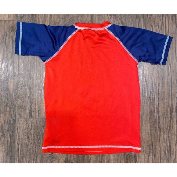 Toddler Boys Quad Seven of 2 Piece Swim Set 3T Swim Trunks and Rash Guard - Picture 11 of 12